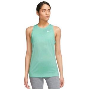 Nike Womens Running Racerback XS Dri-Fit Tank Mint Green Activewear Run Gym Top